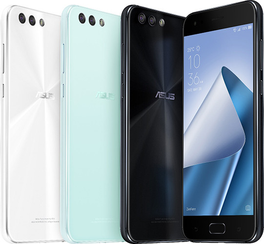 Представлены смартфоны ASUS Zen Fone 4 и 4 Pro в стеклянных корпусах и с двойными задними камерами