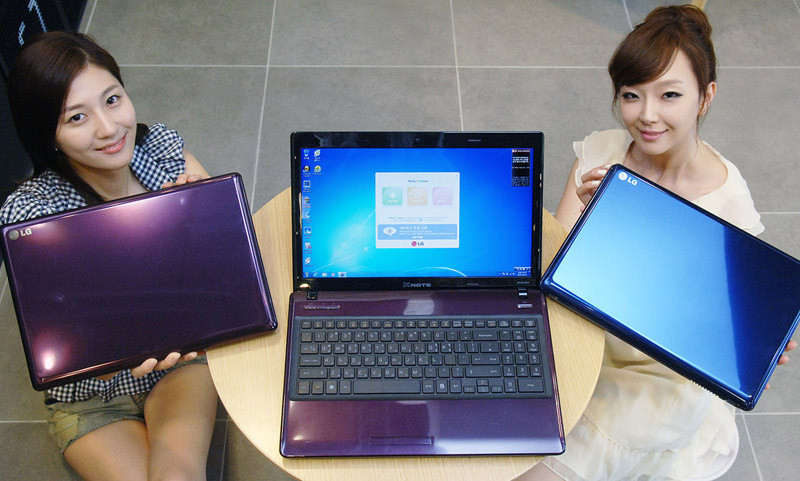 Ну очень стильные ноутбуки LG Aurora