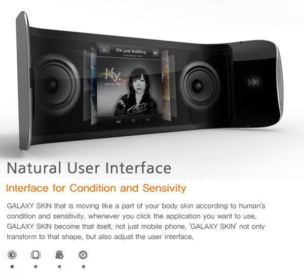 Футуристичный телефон с гибким AMOLED-экраном от Samsung выйдет уже в следующем году?