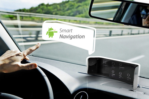 Красивый концепт телефона с гнущимся экраном