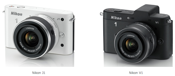 Nikon V1 и J1 - новые беззеркальные камеры со сменной оптикой