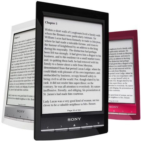 Sony Reader Wi-Fi – самый легкий ридер с мультисенсорным экраном