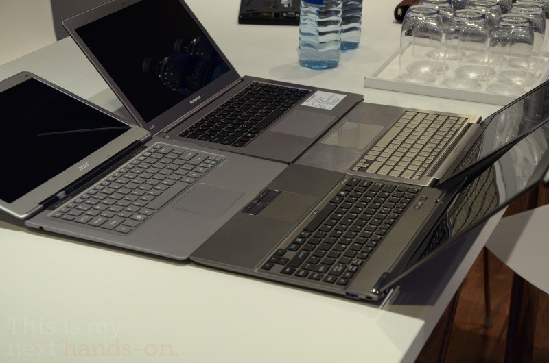 Ультрабуки Acer Aspire S3, Lenovo IdeaPad U300s, Toshiba Portege Z830 и ASUS UX21 - семейный портрет