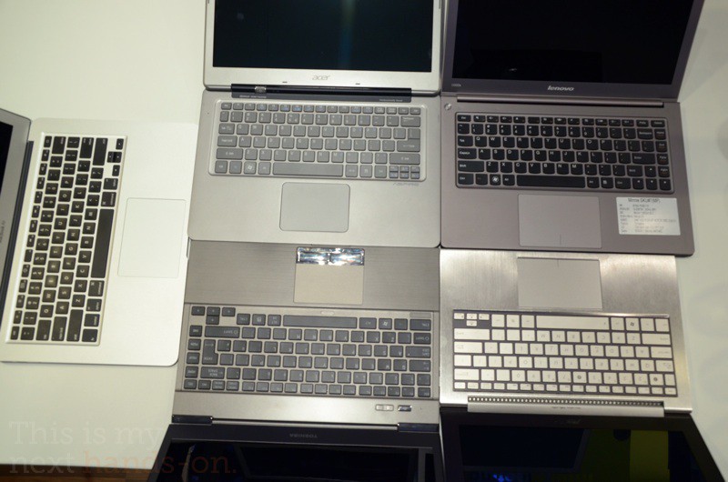 Ультрабуки Acer Aspire S3, Lenovo IdeaPad U300s, Toshiba Portege Z830 и ASUS UX21 - семейный портрет