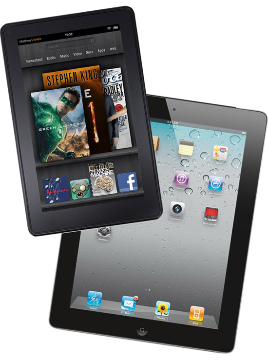 Kindle Fire против iPad