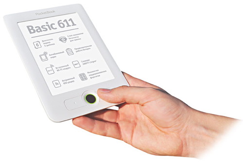 PocketBook 611 Basic: тонкий ридер с 6-дюймовым E-Ink экраном