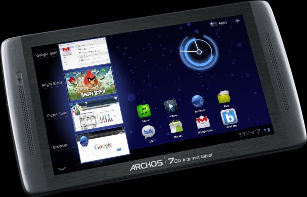 Archos 70b - обновленный планшет с поддержкой Honeycomb