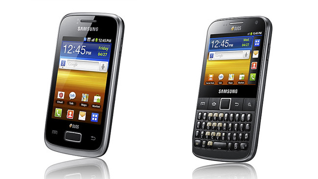 Анонсированы Samsung Galaxy Y Duos и Pro Duos с двумя слотами для SIM-карт