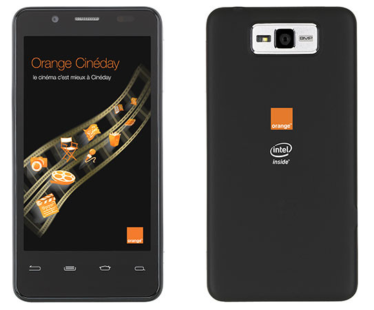 Первый Android-смартфон на платформе Intel Medfield анонсировал оператор Orange