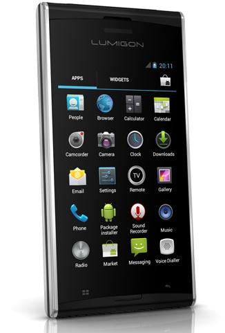 Lumigon T2 – стильный смартфон с 3,8-дюймовый дисплеем и звуком от Bang&Olufsen