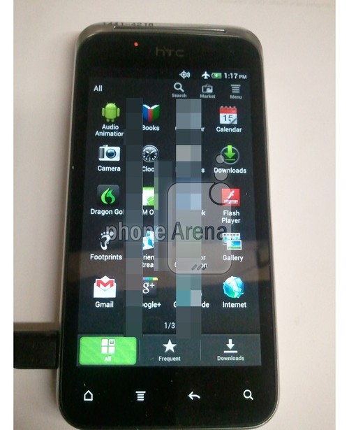 «Шпионское» фото смартфона HTC на платформе Ice Cream Sandwich