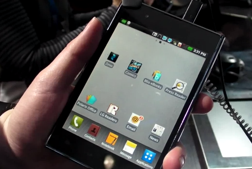 LG Optimus Vu и Samsung Galaxy Note: живые фото