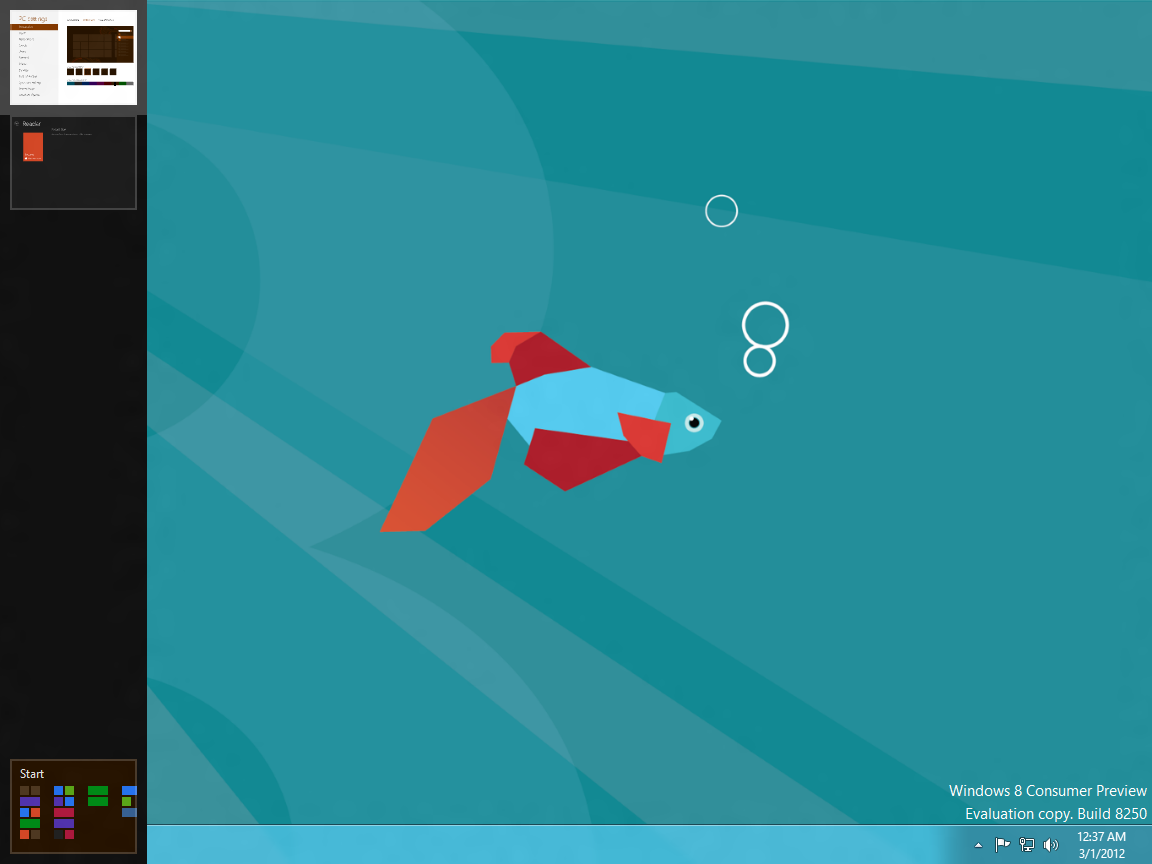 Windows 8 Consumer Preview: что новенького