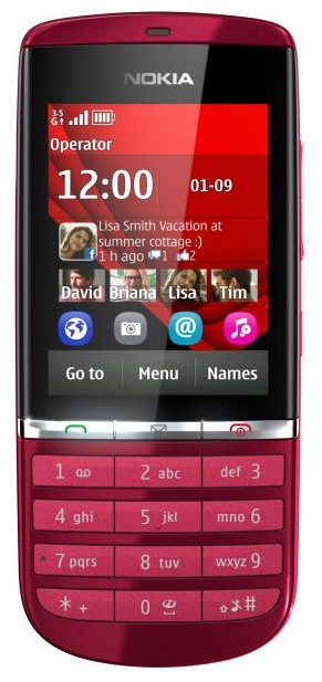 Nokia Asha 303 Touch & Type: «Флагманский простак» с сенсорным экраном и QWERTY 