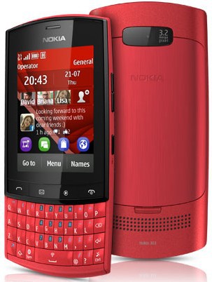 Nokia Asha 303 Touch & Type: «Флагманский простак» с сенсорным экраном и QWERTY 