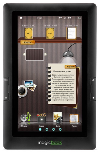 Gmini MagicBook T70 - недорогая «читалка» с цветным экраном