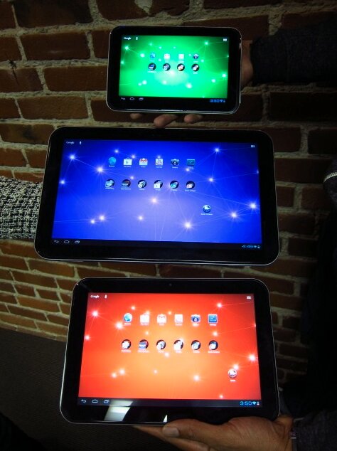 Toshiba анонсировала планшеты Excite 10, 7.7 и 13 с процессорами NVIDIA Tegra 3