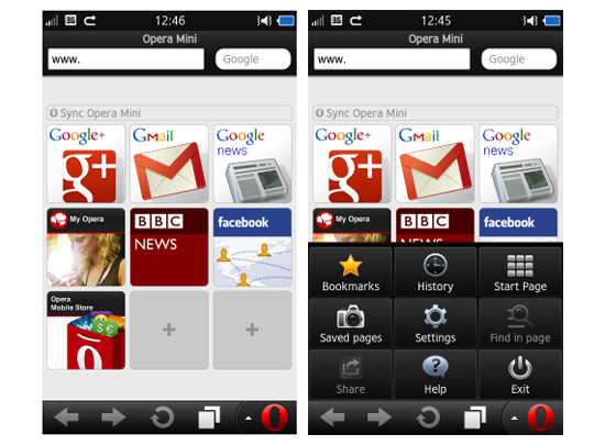 Для платформы Samsung Bada выпущен браузер Opera Mini 6.5