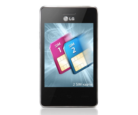 LG T370: телефон с 3,2-дюймовым сенсорным экраном и двумя слотами для «симок»