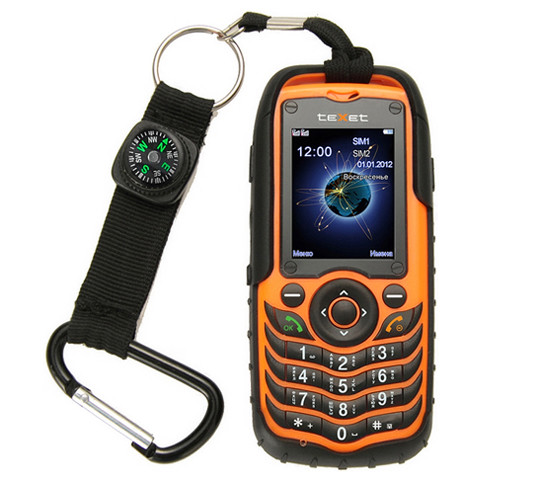 Texet TM-510R: очередной «внедорожный» телефон с двумя слотами для SIM-карт