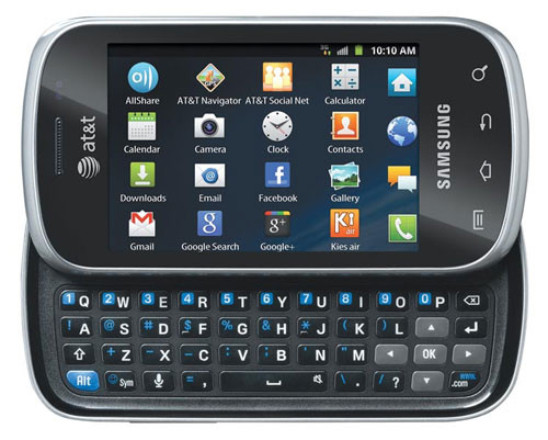 Samsung Galaxy Appeal: Android-смартфон в формфакторе «боковой слайдер»