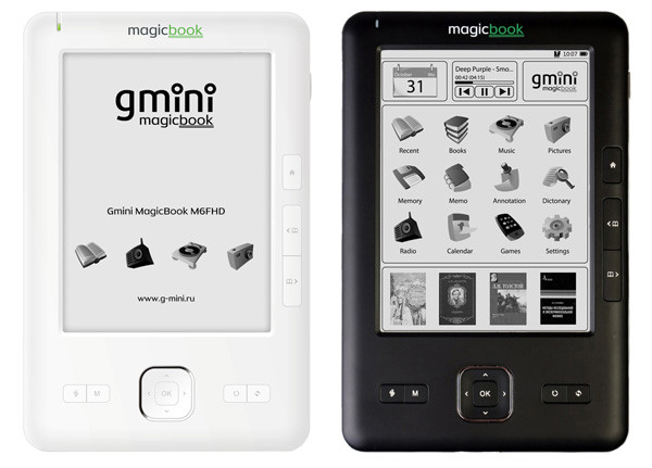 Gmini MagicBook M6FHD: 6-дюймовый ридер с удароустойчивым дисплеем E-Ink 