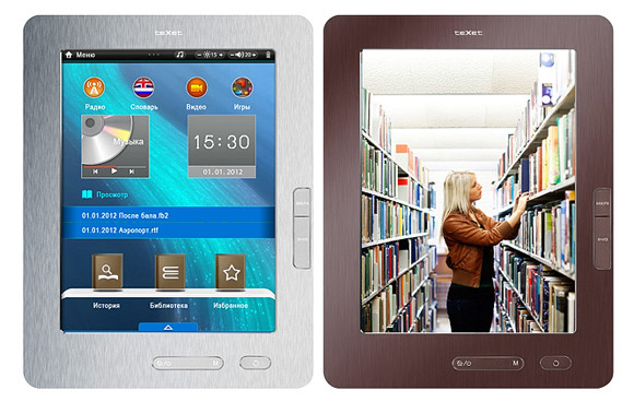 Представлены новые TFT-ридеры Texet TB-760HD и TB-860HD