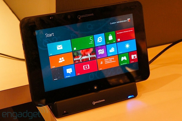 Computex 2012: прототип планшета с Windows RT на базе Qualcomm Snapdragon S4