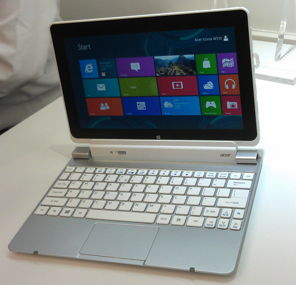 Computex 2012: Acer показала два планшета на Windows 8