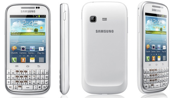Samsung B5330 Galaxy Chat: Android-фон с аппаратной QWERTY-клавиатурой картинка Samsung B5330 Galaxy Chat: Android-фон с аппаратной QWERTY-клавиатурой