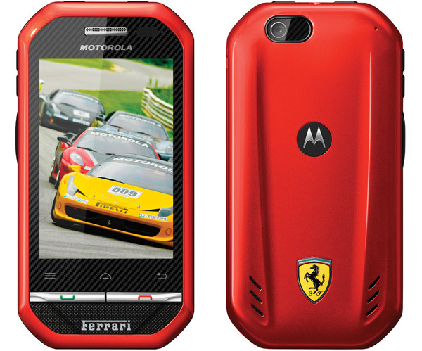 Motorola разработала смартфон под впечатлением от Ferrari 458 Italia