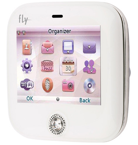 Fly Q200i Swivel: женский телефон-слайдер с QWERTY-клавиатурой