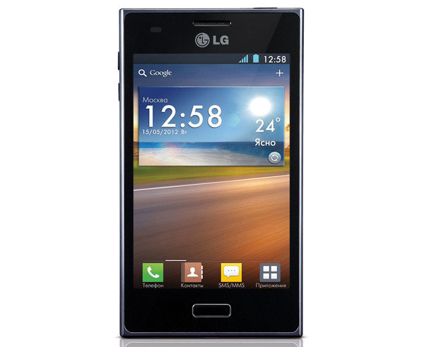 Android-смартфон LG Optimus L5 представлен в России