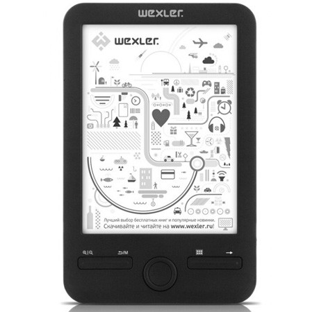 Wexler.Book E6003: бюджетный 6-дюймовый ридер с экраном E-Ink Pearl 