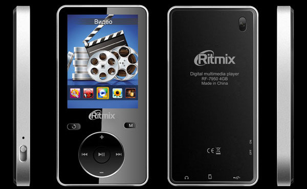 Ritmix RF-7950: карманный плеер с встроенной камерой