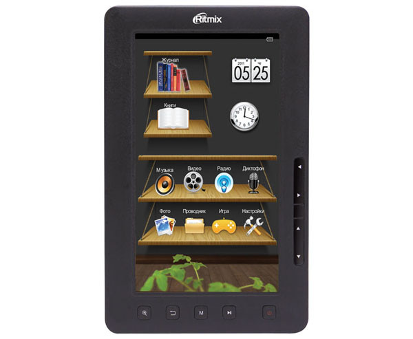 Ritmix RBK-421: 7-дюймовый ридер с цветным TFT-экраном 