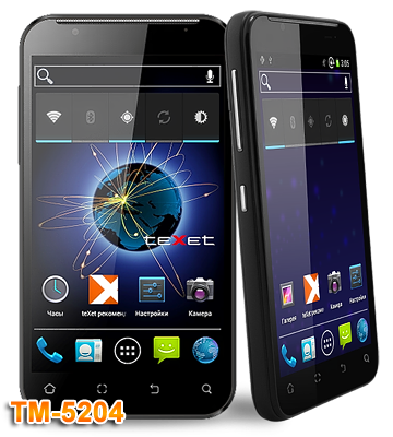 Texet представляет смартфоны с 5,25- и 4,5-дюймовыми экранами 