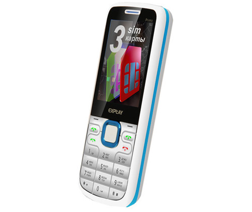 Explay Primo: бюджетный телефон с поддержкой трех SIM-карт 
