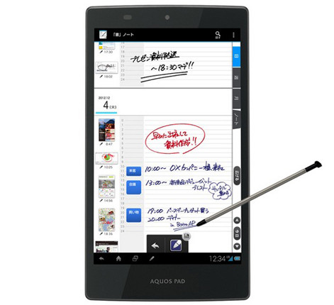 Sharp представила планшет с 7-дюймовым экраном за неделю до Apple картинка Sharp представила планшет с 7-дюймовым экраном за неделю до Apple