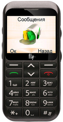 Fly Ezzy 4: телефон с большими кнопками и аналоговым ТВ-тюнером 