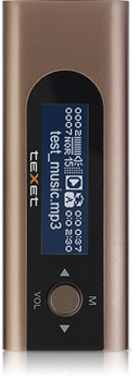 Texet T-299: музыкальный плеер с выдвижным USB-штекером 