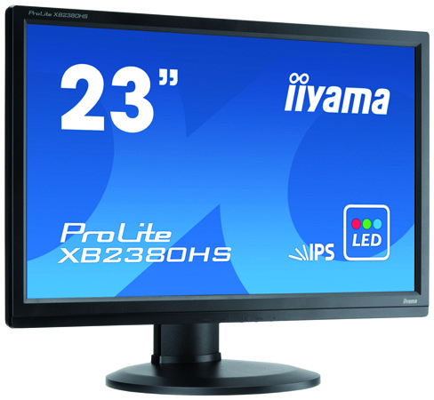 В России представлен 23-дюймовый монитор iiyama ProLite ProLite XB2380HS-1 с IPS-матрицей