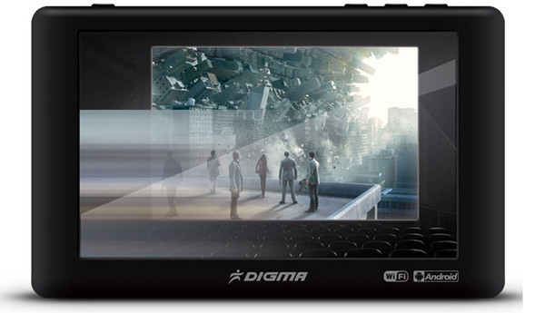 Digma A5: медиаплеер на Android с 5-дюймовым экраном 
