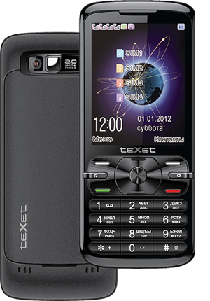 Texet TM-420: недорогой телефон с четырьмя слотами для SIM-карт 