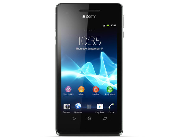 В России представлен смартфон Sony Xperia V с 13-мегапиксельной камерой