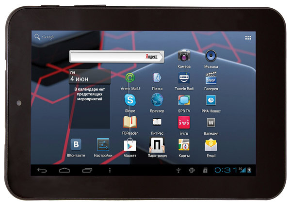 Ritmix RMD-755: 7-дюймовый планшет с 3G-модемом и GPS-приемником 