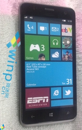 Huawei Ascend W2: смартфон с HD-экраном под управлением Windows Phone 8