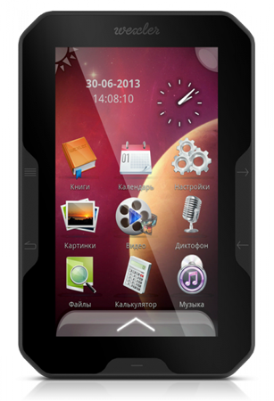 Wexler.Book T7205: 7-дюймовый Android-ридер за 2 790 рублей