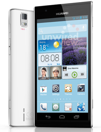 Huawei Ascend P2: смартфон с 4,5-дюймовым экраном формата Full HD