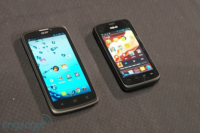 CES 2013: Acer и Xolo показали прототипы смартфонов на платформе Intel Lexington 